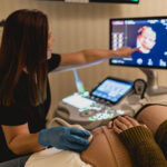 image of pregnant women getting ultrasound
